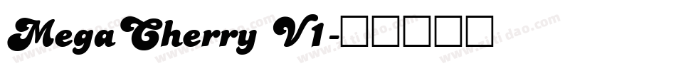 MegaCherry V1字体转换